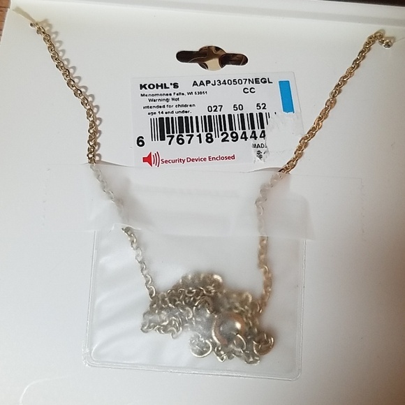 Apt. 9 Gold Plate Initial T Necklace - Picture 2 of 2